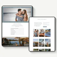 iPad mockup for Vacation Designs Creative