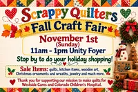 Scrappy Quilters Fall Craft Fair - 11.1.26