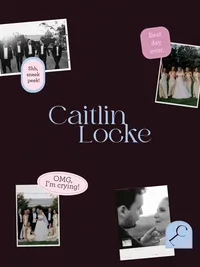 wedding photography showit website and branding case study for Caitlin Locke Photography