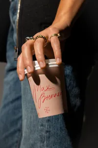 christmas cup campaign cup design case study for Max Brenner