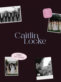 wedding photography showit website and branding case study for Caitlin Locke Photography
