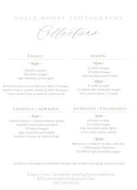 HollyMoorePhotographySESSIONPRICEGUIDE2027
