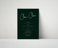 Graffico Bar Menu