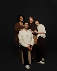 family-portrait-kids-cardigan-brown-dress-skirt-fall-outfit