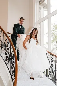 Detroit wedding photographer capturing candid couples photo