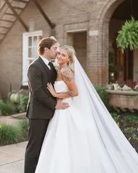 Grand Rapids wedding photographer capturing portrait of bride and groom