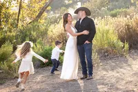 Couple and kids family photo session in Orange County