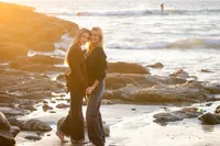 mother and daughter at a family photo session in Orange County