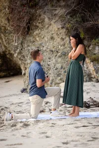 Beach Engagement photography in Orange County