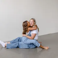 Mom And Daughter Hugging Family Photos