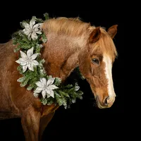roan-pony-christmas-garland