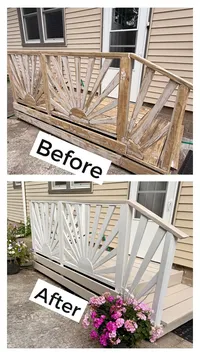 TD Interiors LLC, porch before and after