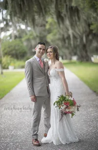bride and groom Jekyll Island