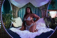 Bridal boudoir portrait at LeZandra Photography's Norfolk, Virginia studio