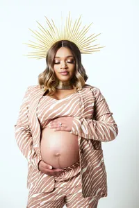Fine Art Maternity Portrait Captured in Minneapolis Studio Setting-21