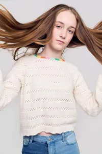 Teen fashion model headshot photographed in Minneapolis St Paul studio for professional representation