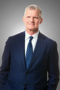 Executive business headshot photographed in St Paul studio with professional lighting