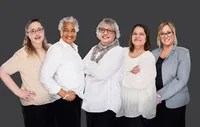 Individual professional photographed during flexible on site headshot session for evolving corporate teams