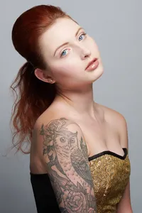 Female actor headshot styled for on-camera auditions