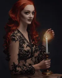 Senior Portrait with Candlelight Artistry-19