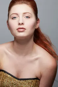 Editorial headshot for actor portfolio Minneapolis studio