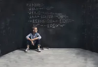 Mathmatics inspired senior portrait photographer Equation guy