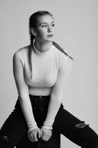 Performer headshot with cinematic styling Twin Cities studio