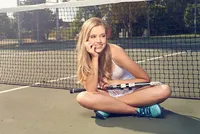 Senior Picture Photographer Captures Joyful Tennis Moment on Court-04