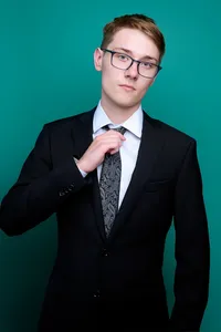 High end senior portrait in Minneapolis St Paul with editorial styling