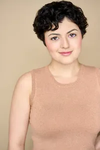 Headshot for agency submission with dark haired woman
