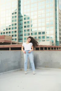 Senior Portrait in Urban Setting-26