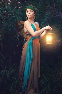 Enchanted Fantasy Senior Portrait Photographer in Magical Forest Setting-79