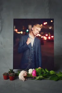 Matted portrait print collection displayed in keepsake box for gifting and preservation
