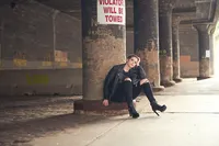 Senior Portrait in Urban Setting-60