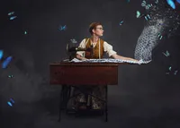 Senior Picture Photographer Captures Creative Sewing Inspiration With Butterflies-26