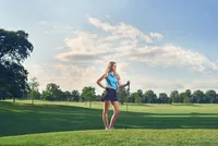 High School Senior Picture Photographer Captures Golfer on Sunny Day-07