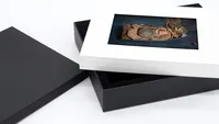 Diamond Box 5x7 white mats