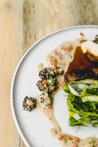 a beautiful plate of food