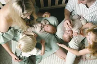 At Home newborn photography in Gig Harbor family of 6-20