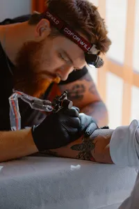 Wedding day tattoos photographed by PNW elopement photographers