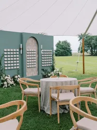 cocktail hour, escort cards, escort board, wedding decor, wedding design, waterside wedding, custom wedding design