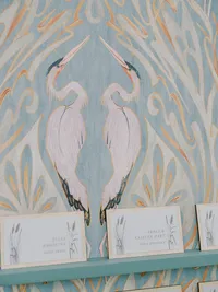 escort cards, wedding details, escort board, wedding decor, wedding design, waterside wedding, custom wedding design, blue heron wedding