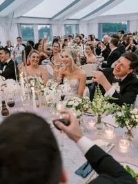 wedding toast, wedding reception