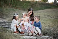 San Antonio family photography session at Guadalupe River State Park