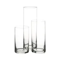 SOPHIA Glass Cylinder PILLAR Candle Holder