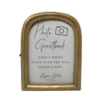 PIPER Arch Beaded Gold Frame