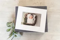 matted print and folio box