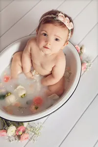 milk bath photography