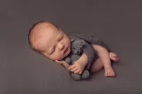 newborn boy studio photography