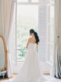 Bride Door | Chateau de Santeny Luxury Wedding Photography France | Juno by Julia C. Vona